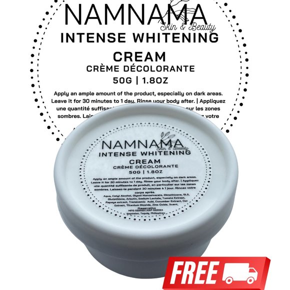 10 x INTENSE WHITENING CREAM CREAM 50g WHOLESALE Lightens Dark Spots - Picture 1 of 6